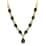 Premium Tanzanian Natural Chrome Tourmaline and Moissanite Necklace 18 Inches in Vermeil Yellow Gold Over Sterling Silver 3.90 ctw