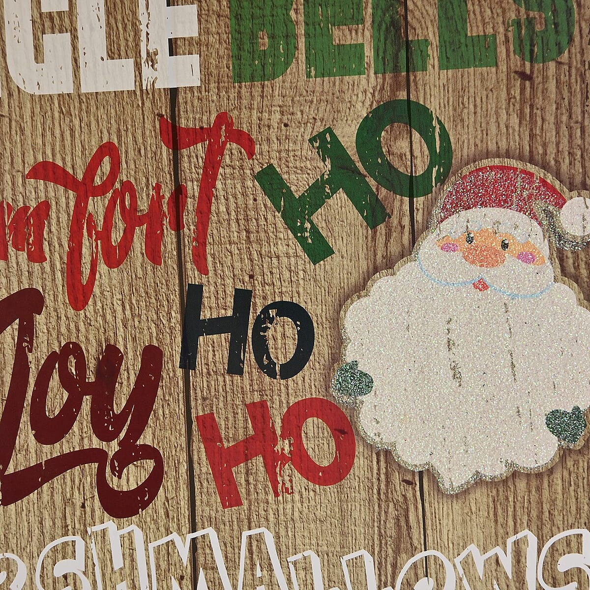 Jingle Bells Christmas Words Decoration Wall Plaque image number 4