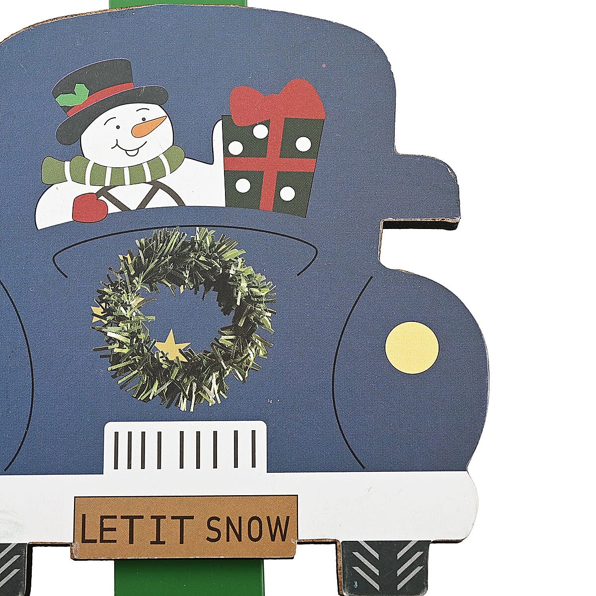 Car Metal Christmas Wreath Hanger (12 Inches) | Door Wreath Hanger Holder | Festive D&eacute;cor | Decoration Items image number 4