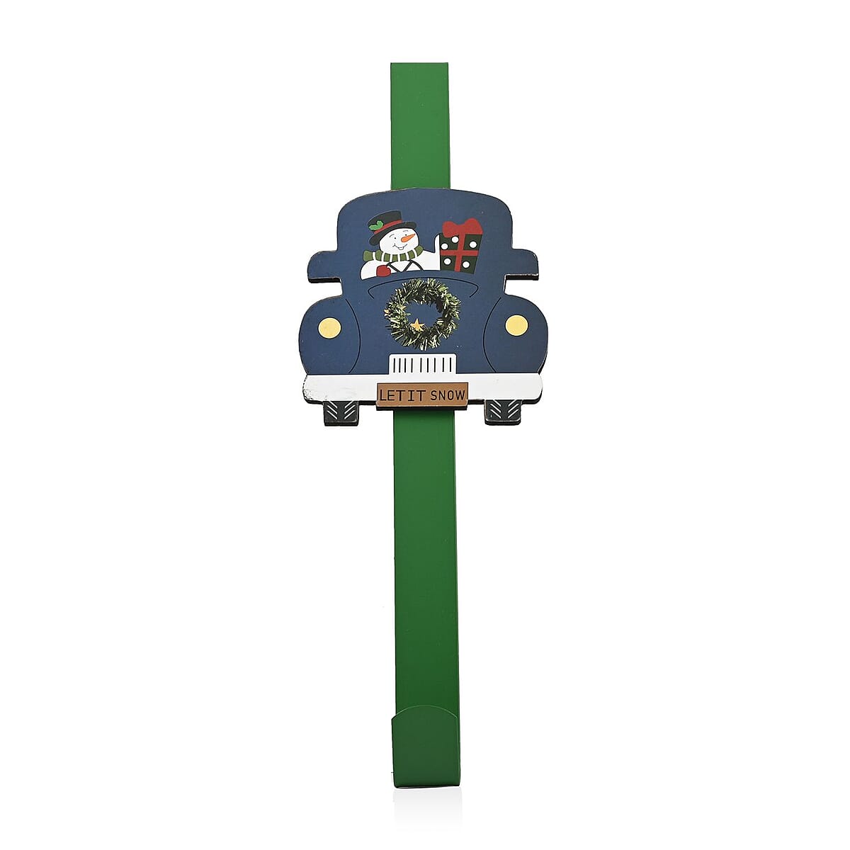 Car Metal Christmas Wreath Hanger (12 Inches) | Door Wreath Hanger Holder | Festive D&eacute;cor | Decoration Items image number 6