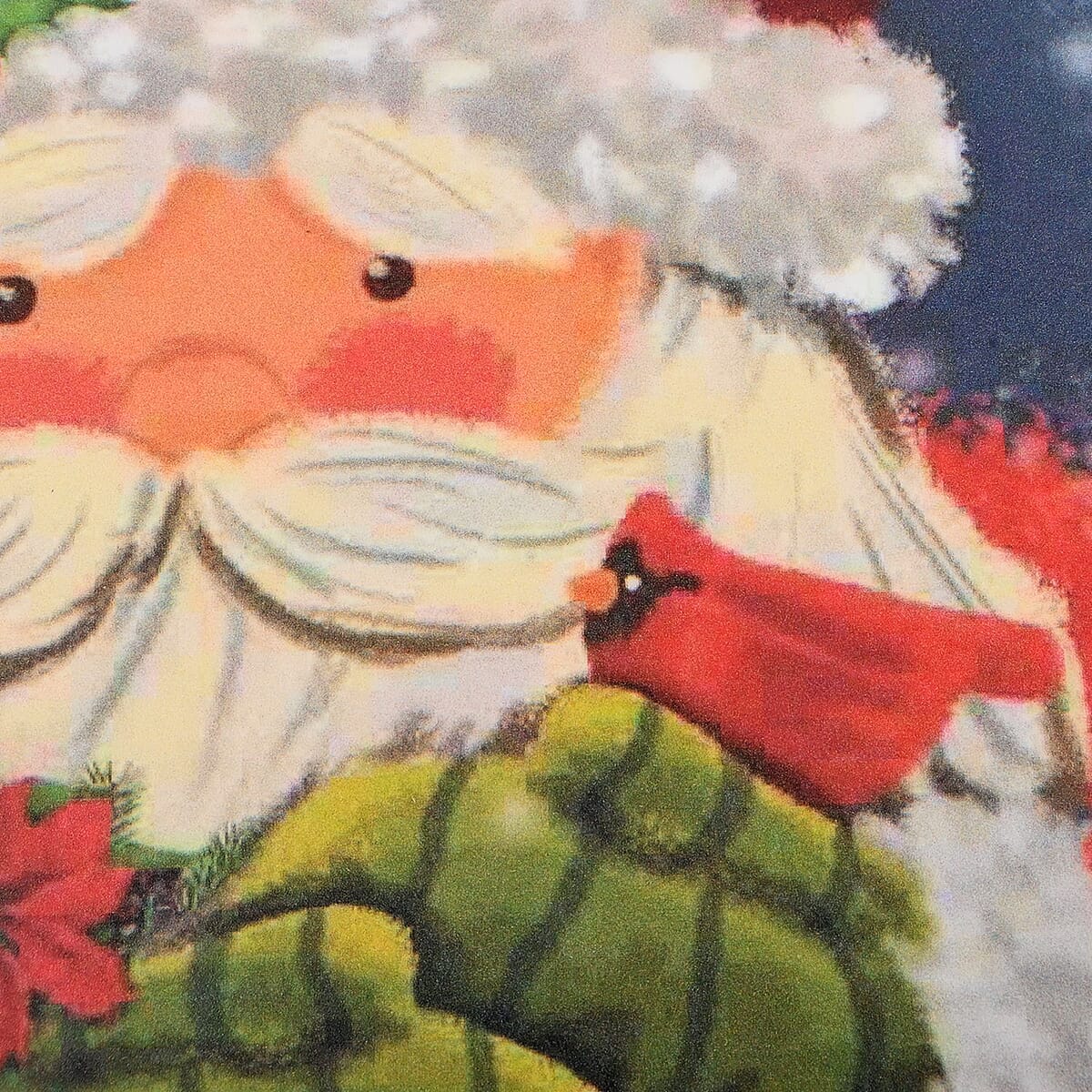 Christmas Santa Plastic Placemat 16x12 Inches image number 4