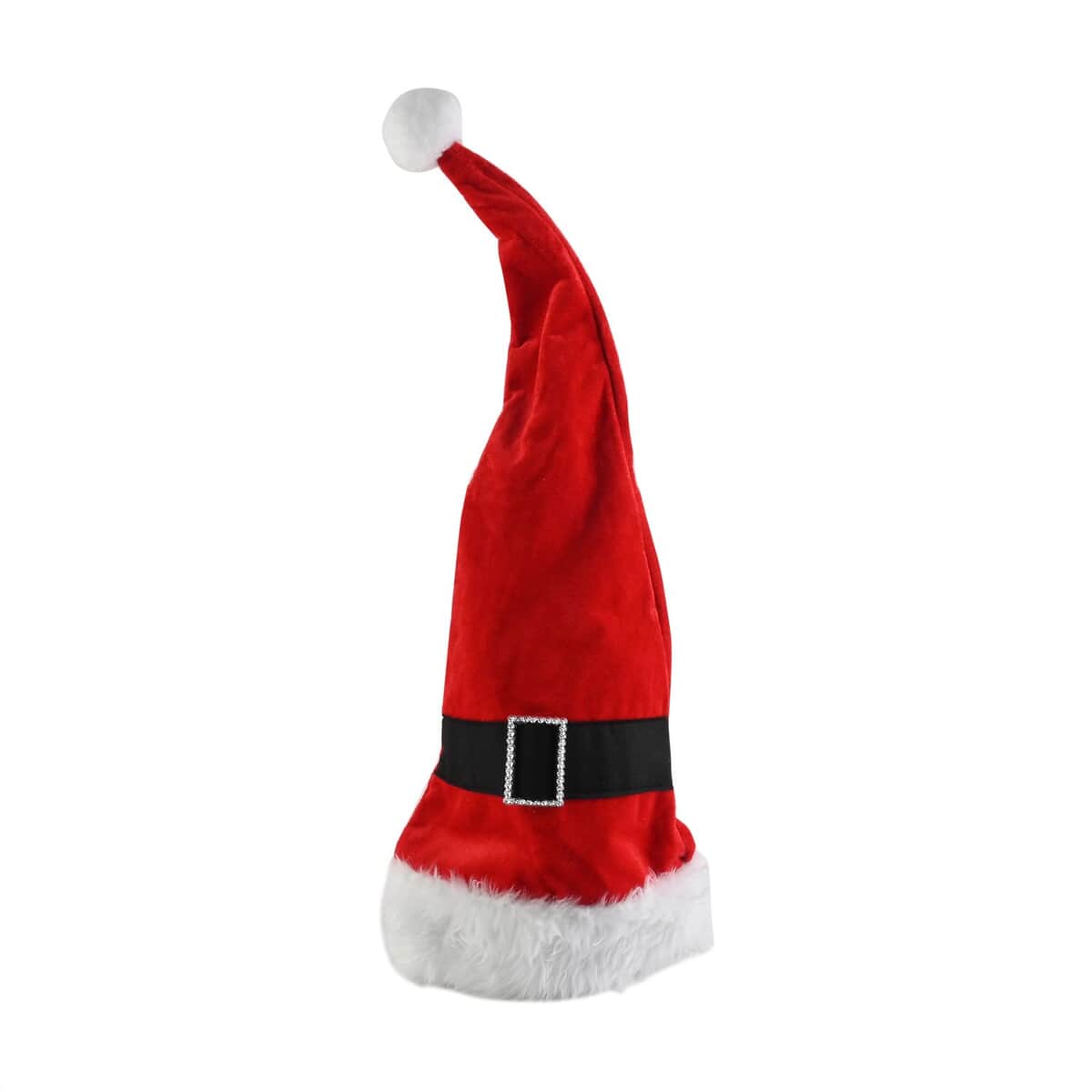 Christmas Plush Santa Hat (25-33 Inches) | Decorative Festive Hat | Xmas Hat | Christmas Cap image number 0