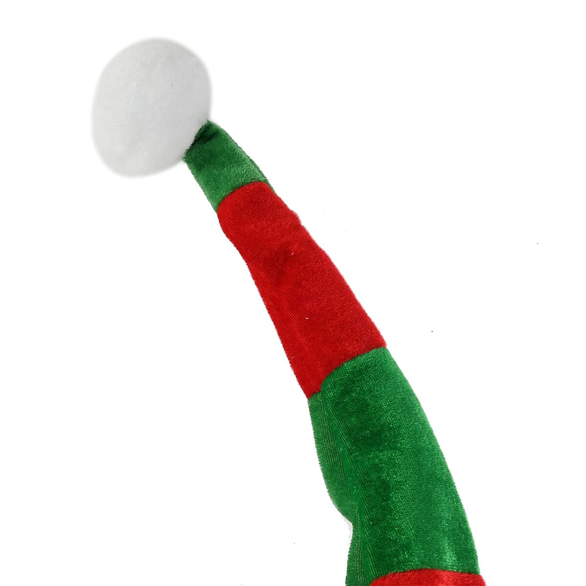 Christmas Plush Elf Hat (25-33 Inches) | Decorative Festive Hat | Xmas Hat | Christmas Cap image number 1