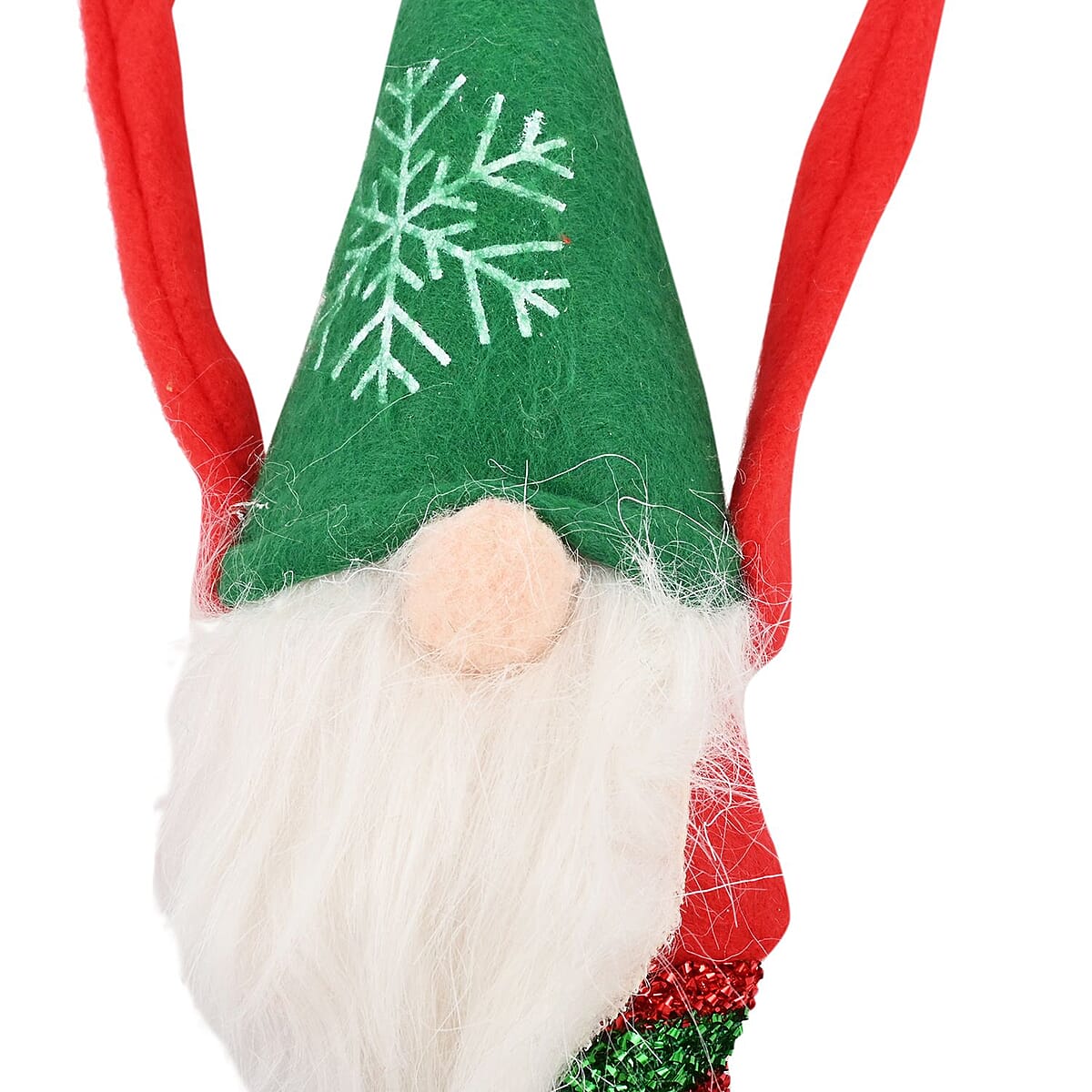 Christmas gnome 16 Inches&nbsp;Door Hanger (Green Hat) image number 4