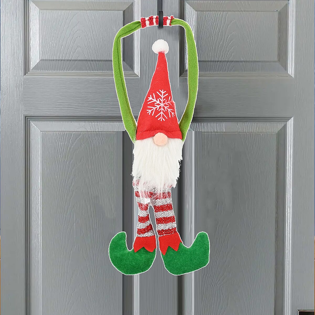 Christmas Gnome 16 Inches&nbsp;Door Hanger (Red Hat) image number 1