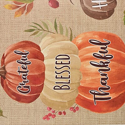 Closeout Pumpkin Harvest Window Cling (Fall Decor) , Custom Window Clings , Static Cling Stickers