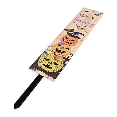 Halloween- Spooky Pumpkin Yard Stake Vertical