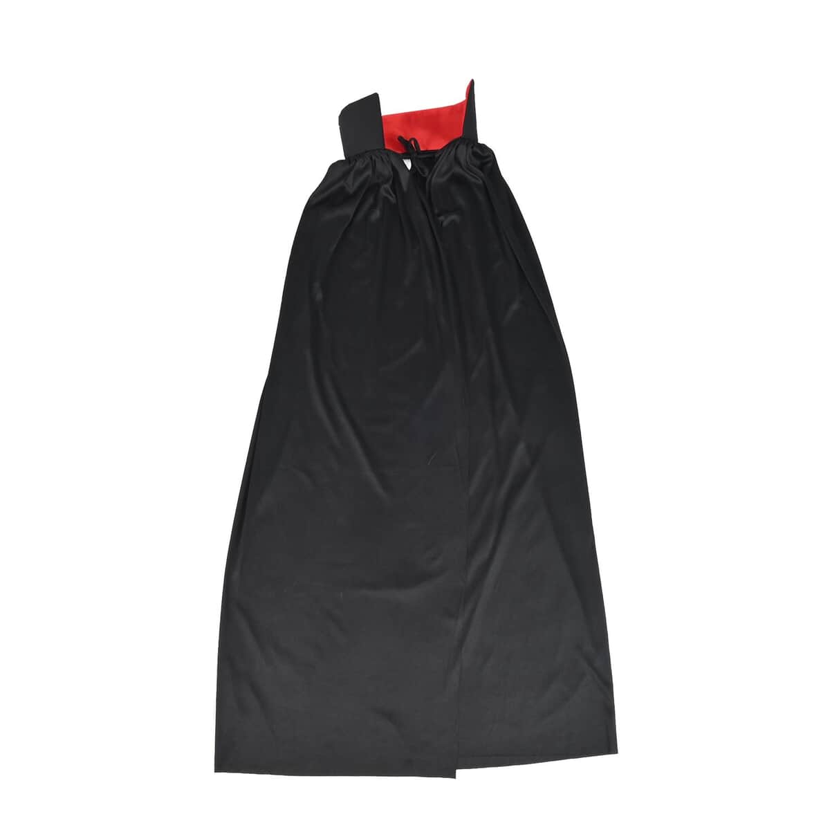 Halloween- Vampire Cape W/satin Red Collar 47 Inches (Adult Size) image number 5
