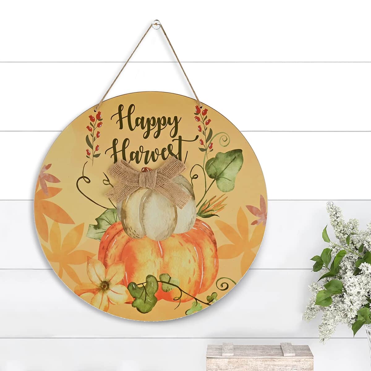 Happy Harvest Wall Plaque (Fall Decor) image number 1