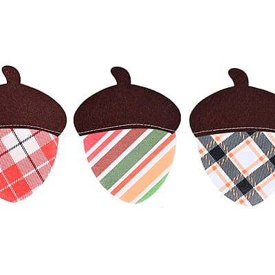 Thanksgiving Felt Acorn Banner (Fall Decor) 