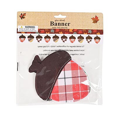 Thanksgiving Felt Acorn Banner (Fall Decor) 