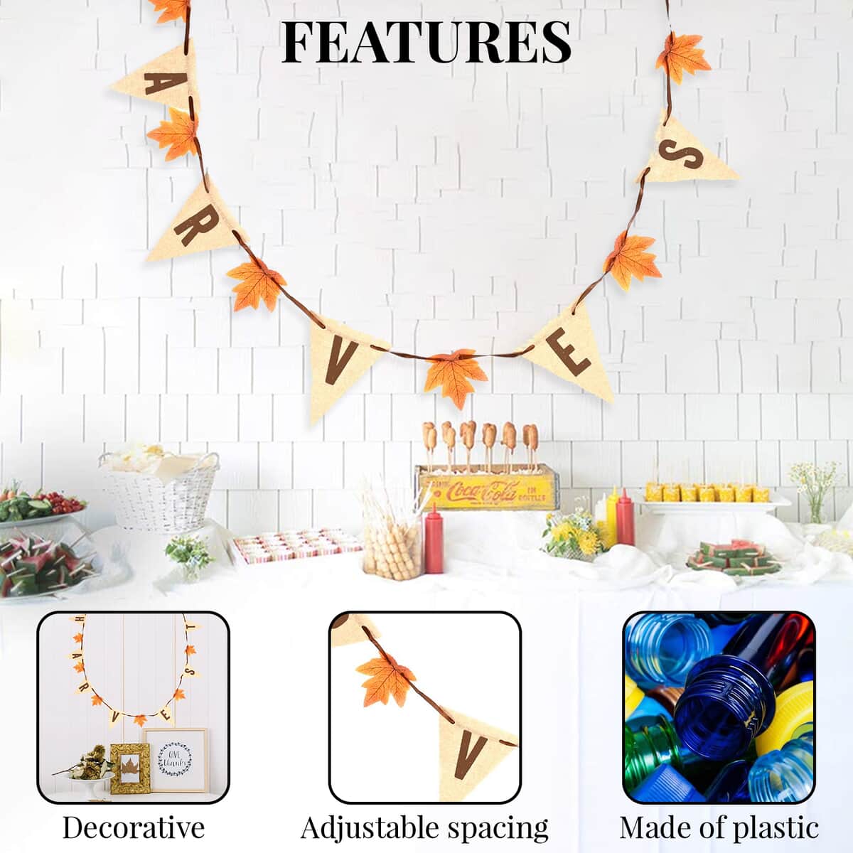 Thanksgiving Fall Decor Banner image number 2