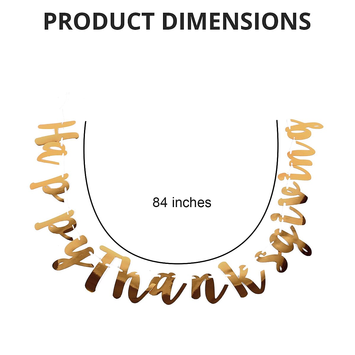 Happy Thanksgiving Decorative Banner (Fall Decor) image number 3