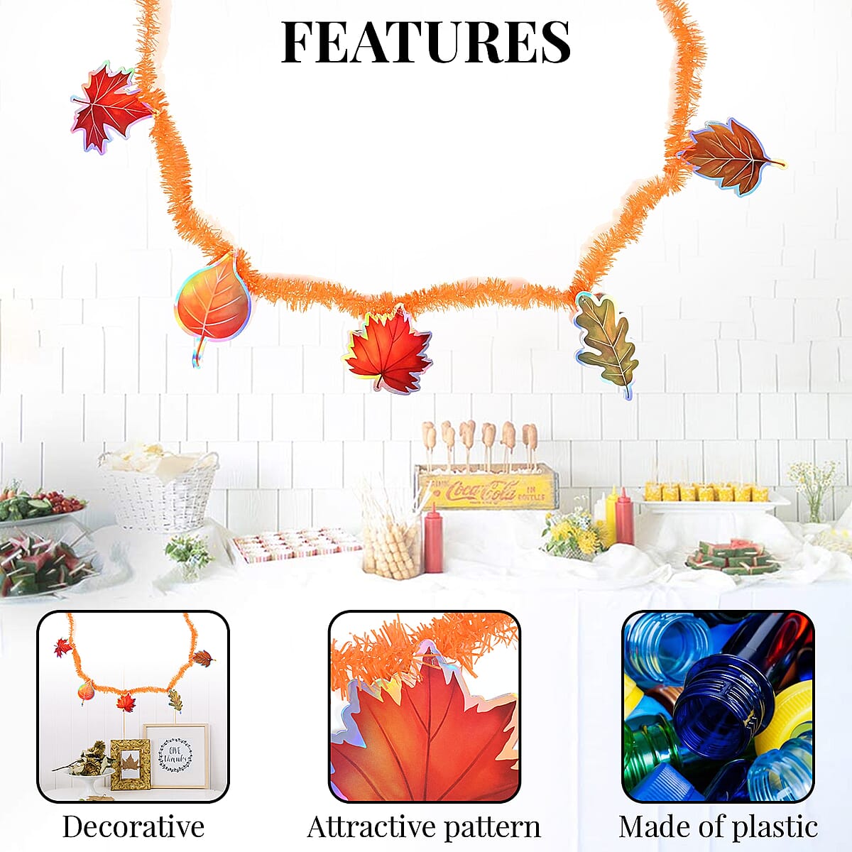 Autumn Leaves Hanging Banner (Fall Decor) image number 2