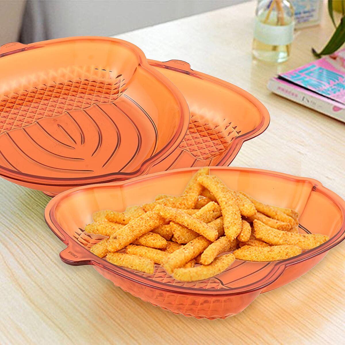 Acorn Shape Plastic Dish 1 PC image number 1