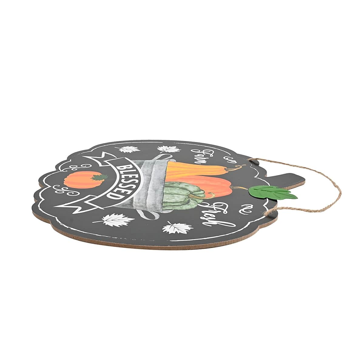 "Blessed" Pumpkin Harvest Wall Plaque (Fall Decor) image number 3