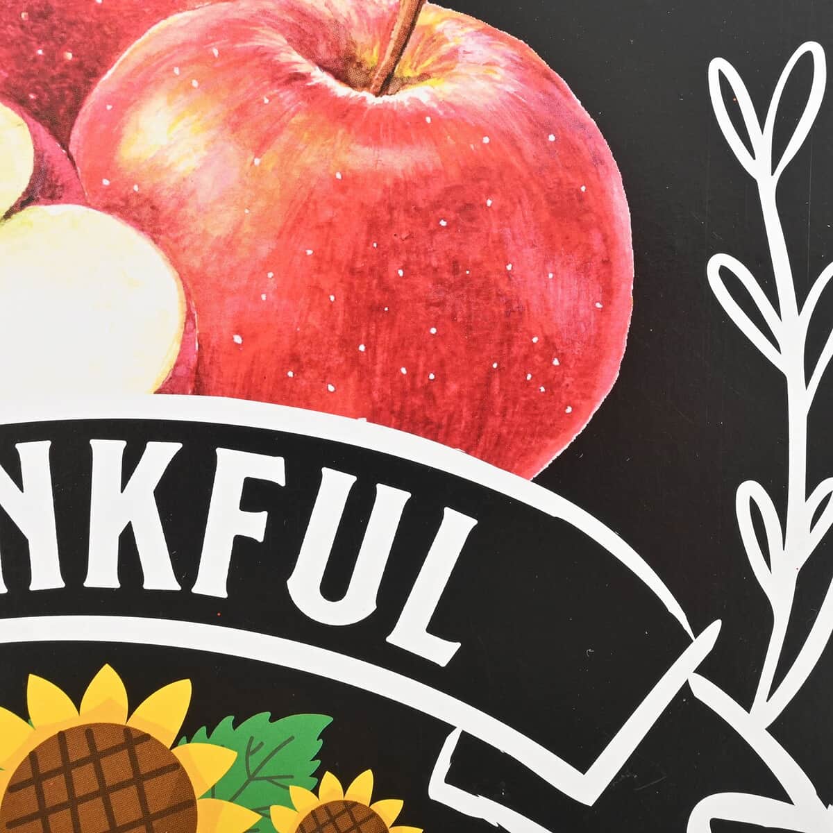 "Give Thanks" Thankful Apple Wall Plaque (Fall Decor) image number 4