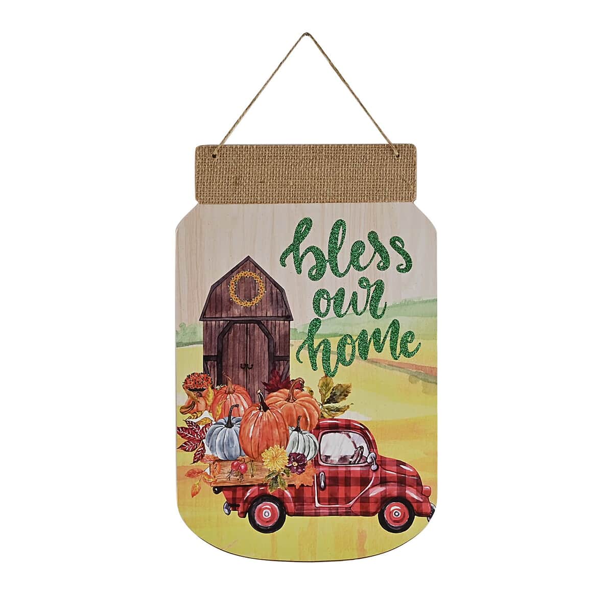 Bless Our Home Wall Plaque (Fall Decor) image number 0