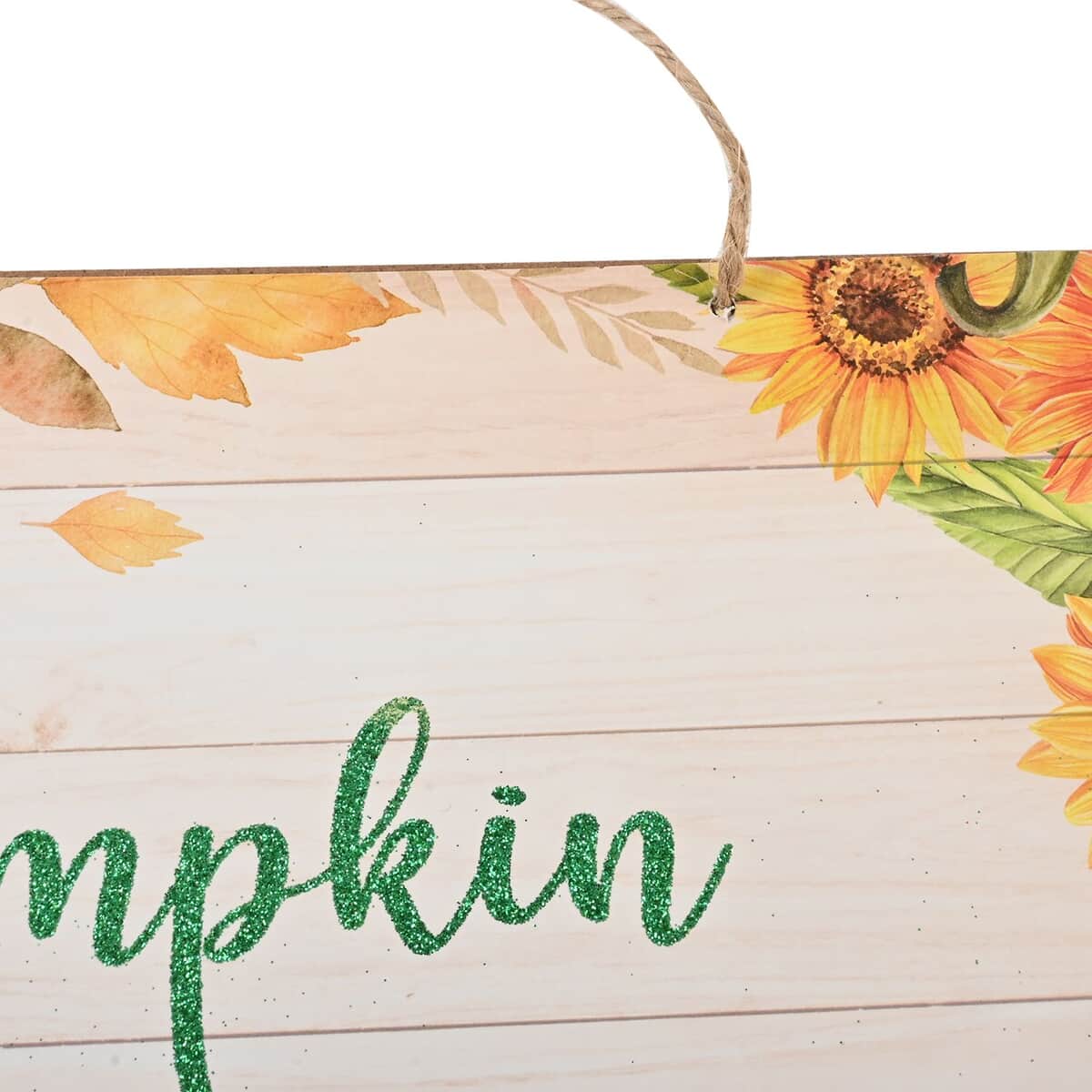 Pumpkin Kisses & Harvest Wishes Wall Plaque (Fall Decor) image number 4