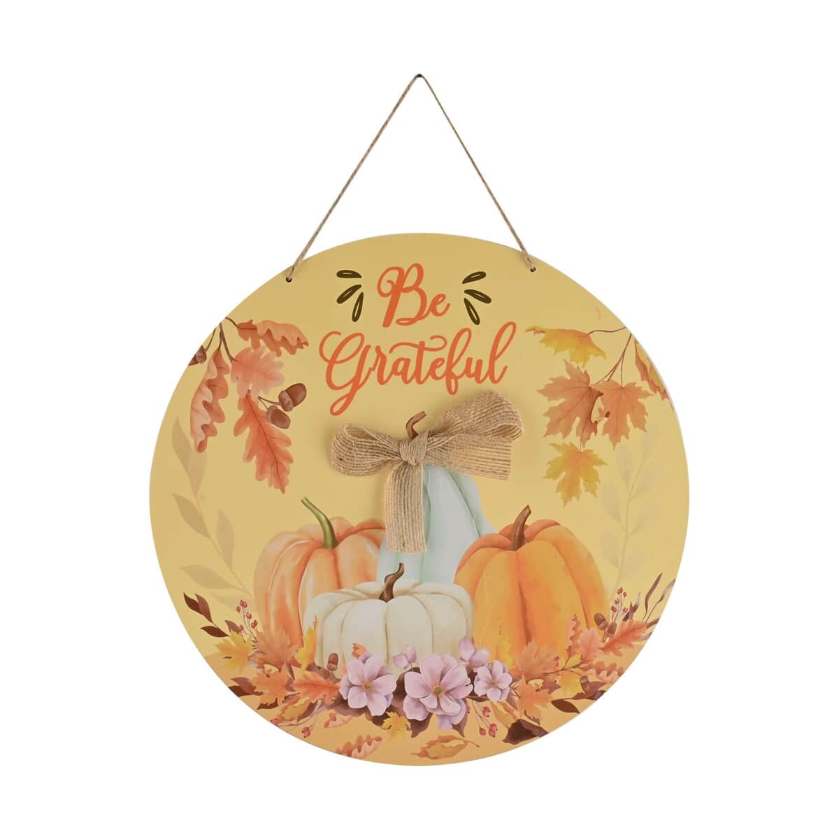 Be Grateful Wall Plaque (Fall Decor) image number 0
