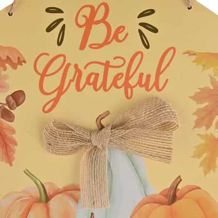 Be Grateful Wall Plaque (Fall Decor) image number 4