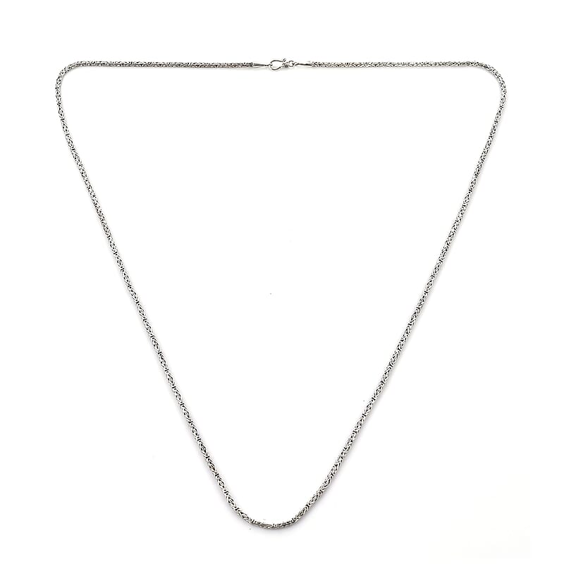 Bali Legacy Sterling Silver Borobudur Necklace 36 Inches 41.1 Grams