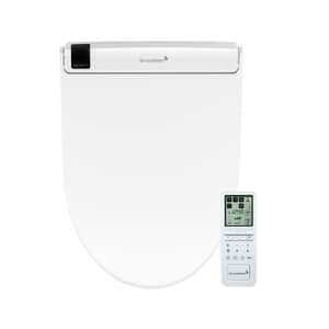 SmartBidet (SB-2600)-Electric Toilet Seat for Elongated Toilets with Unlimited & On-Demand Heated Water, Touch Control Panel, Turbo Wash, and Child Wash & Dry