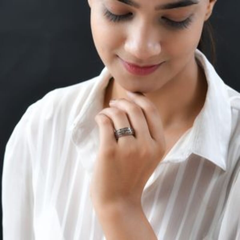 Natural Champagne Diamond 0.99 ctw Cluster Ring in Vermeil RG Over Sterling Silver (Size 10)