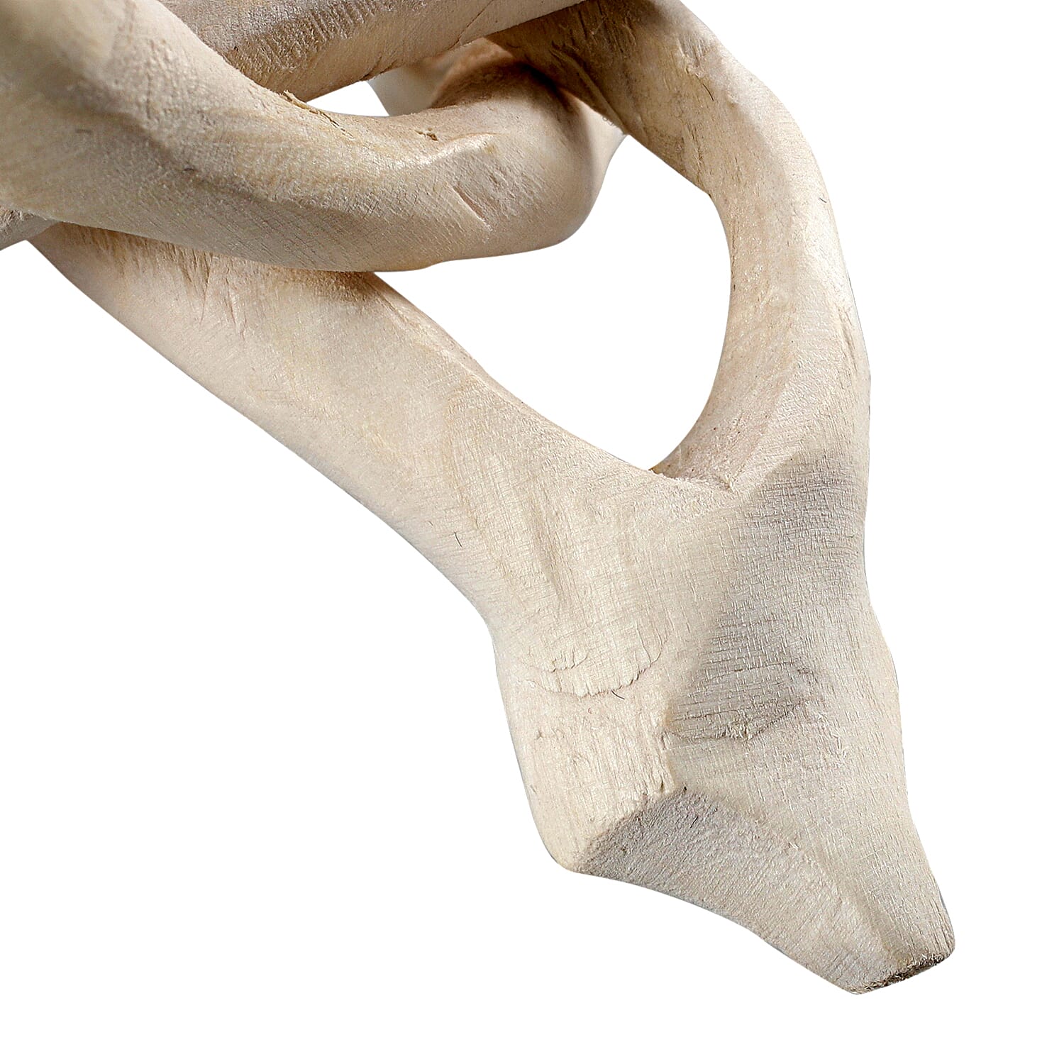 Handcrafted Natural Color Wooden Tripod Cobra Stand 4 Inches