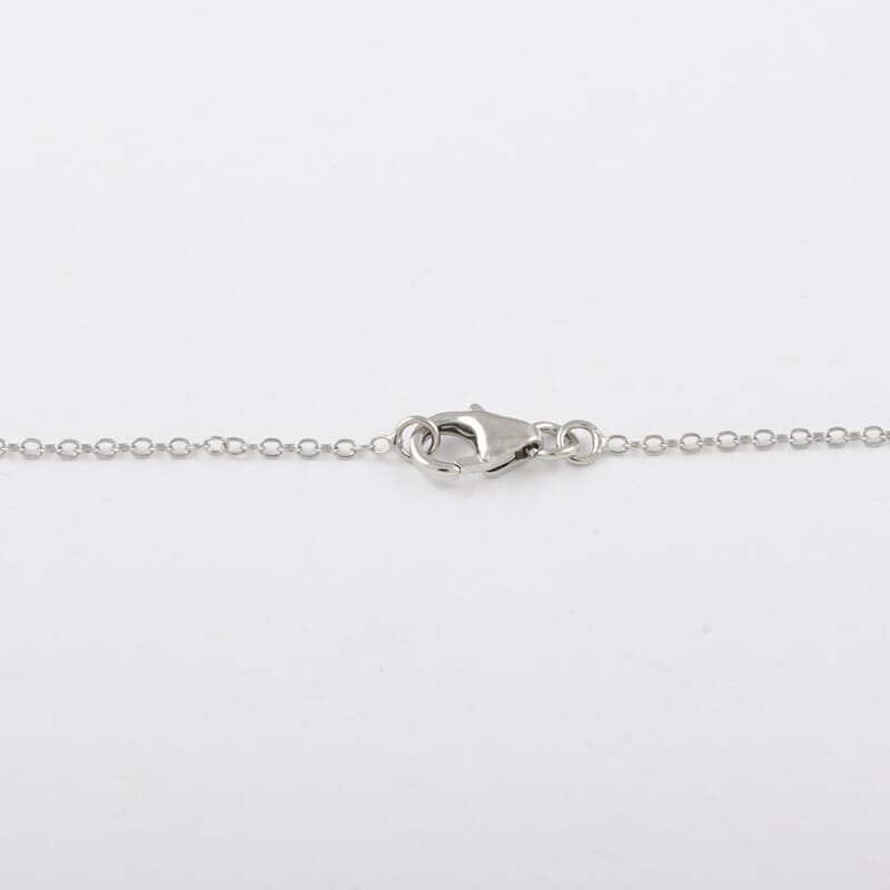 Platinum Over Sterling Silver Chain 18 Inches 4 Grams