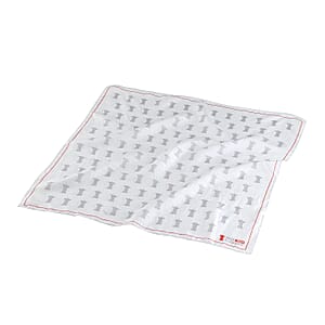 Tamsy No Kid Hungry Logo White Silk Scarf