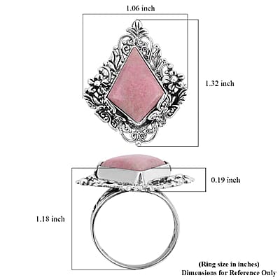 Bali Legacy Norwegian Thulite Ring in Sterling Silver (Size 10.0) 7.50 Grams 10.00 ctw