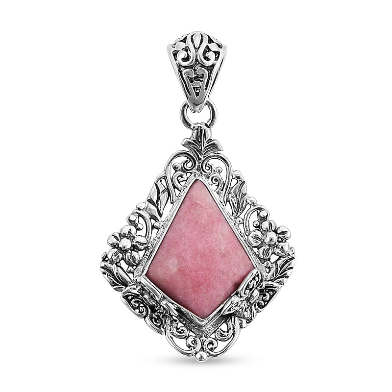 Bali Legacy Norwegian Thulite Pendant in Sterling Silver 7 Grams 10.00 ctw