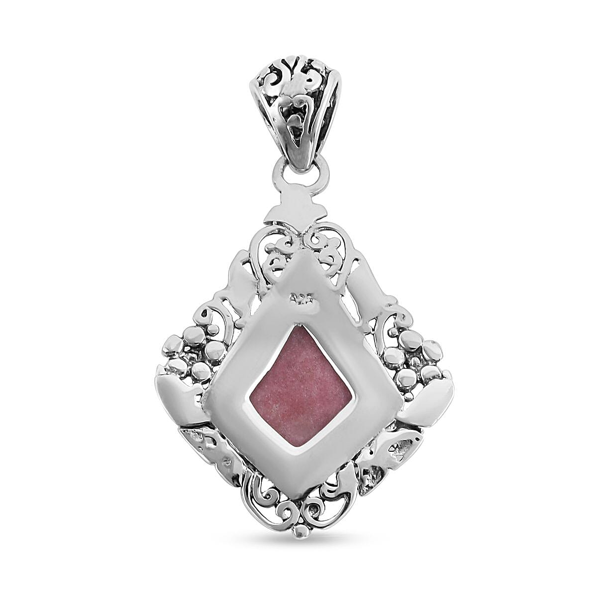 Bali Legacy Norwegian Thulite Pendant in Sterling Silver 7 Grams 10.00 ctw