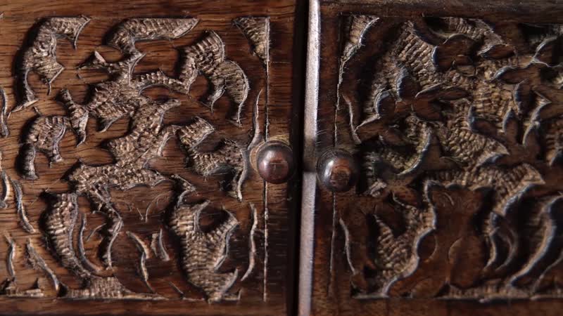 3 in 1 Box with Elephant Carving