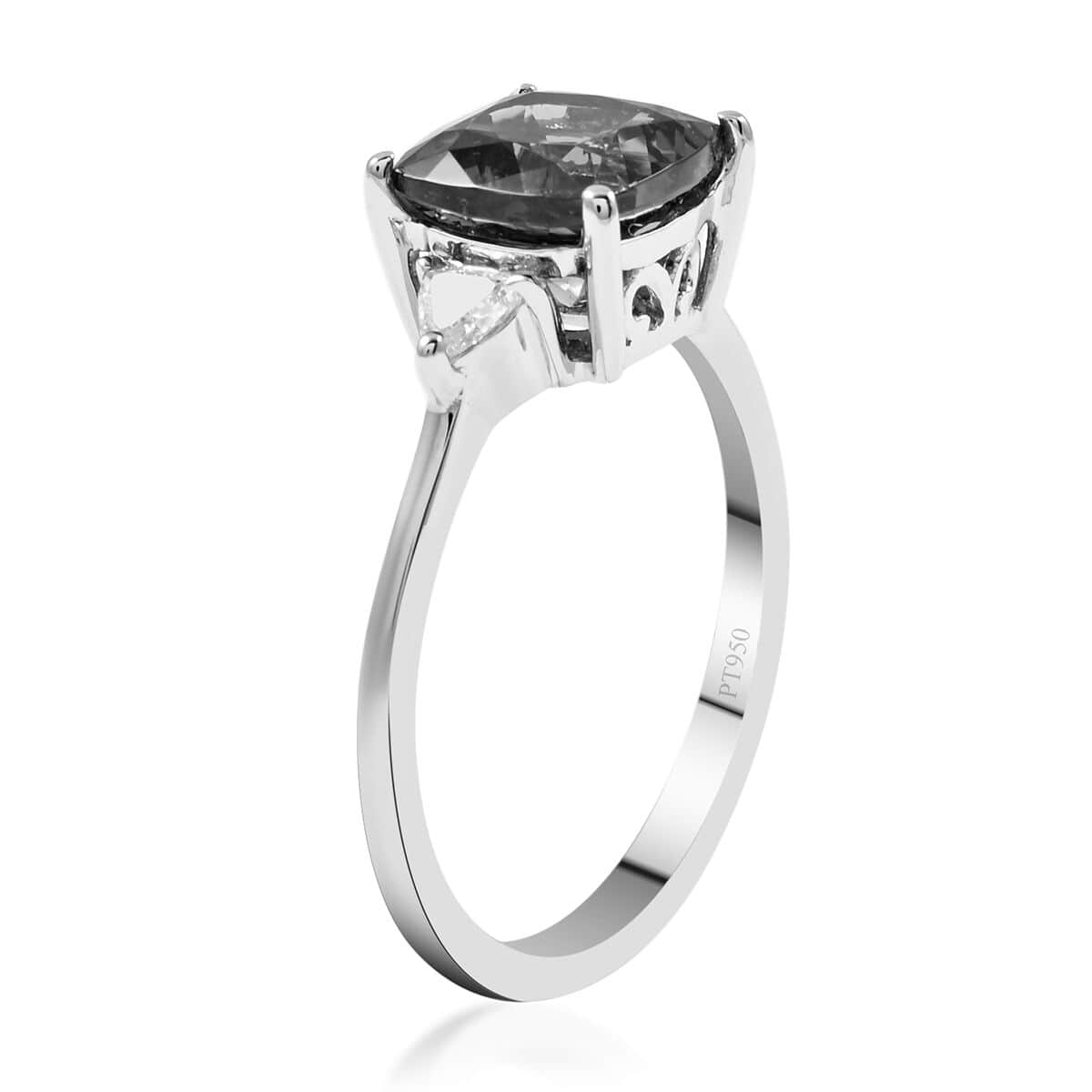 RHAPSODY 950 Platinum AAAA Tanzanite and E-F VS Diamond Ring (Size 8.0) 5 Grams 2.75 ctw image number 3