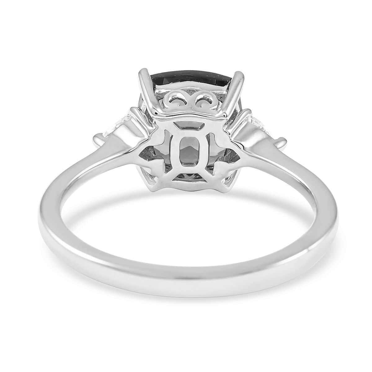 RHAPSODY 950 Platinum AAAA Tanzanite and E-F VS Diamond Ring (Size 8.0) 5 Grams 2.75 ctw image number 4