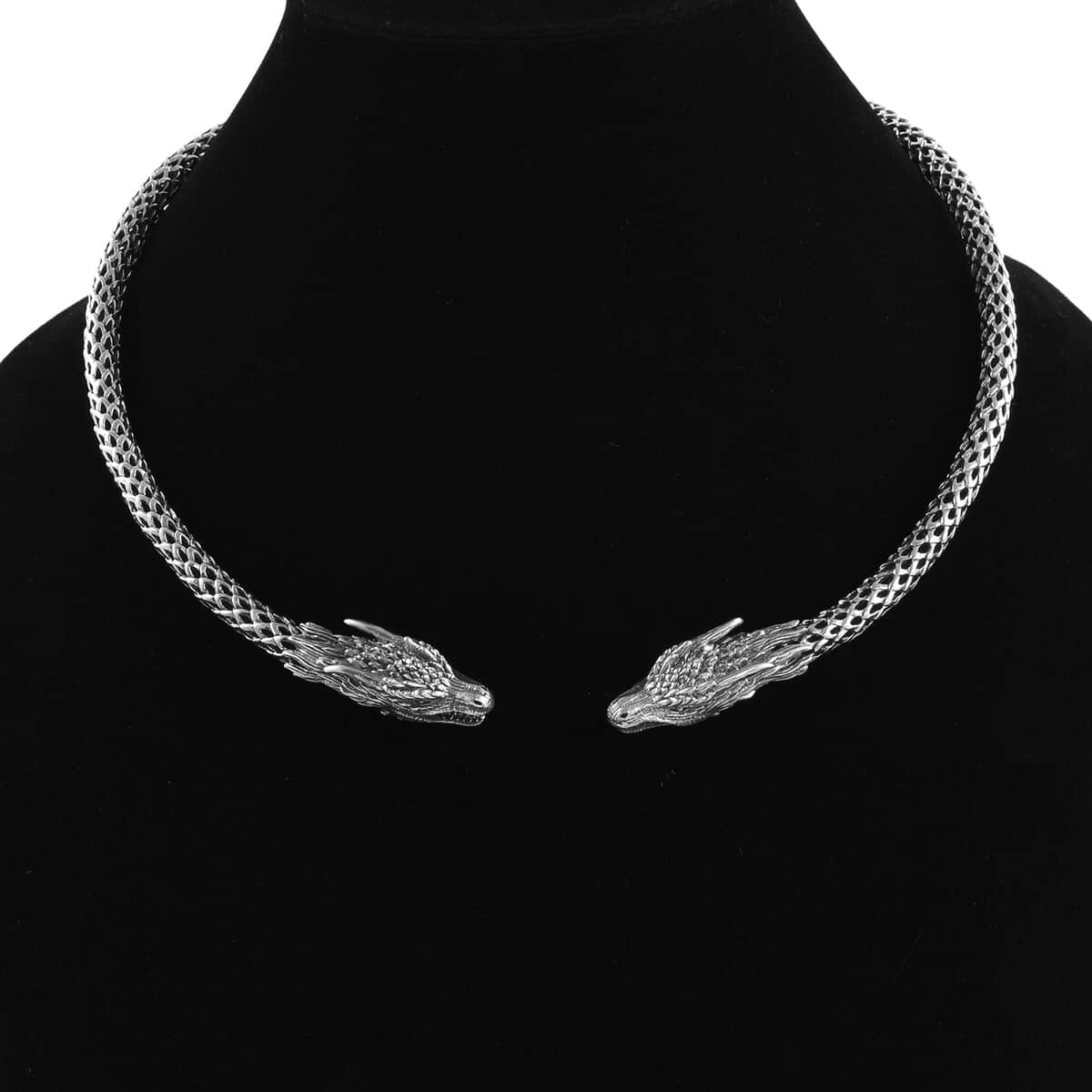 Bali Legacy Sterling Silver Dragon Necklace 18 Inches 59.60 Grams image number 2