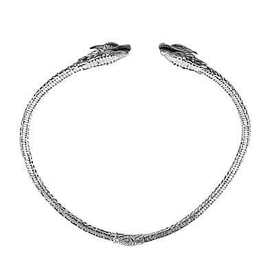 Bali Legacy Sterling Silver Dragon Necklace 18 Inches 59.60 Grams