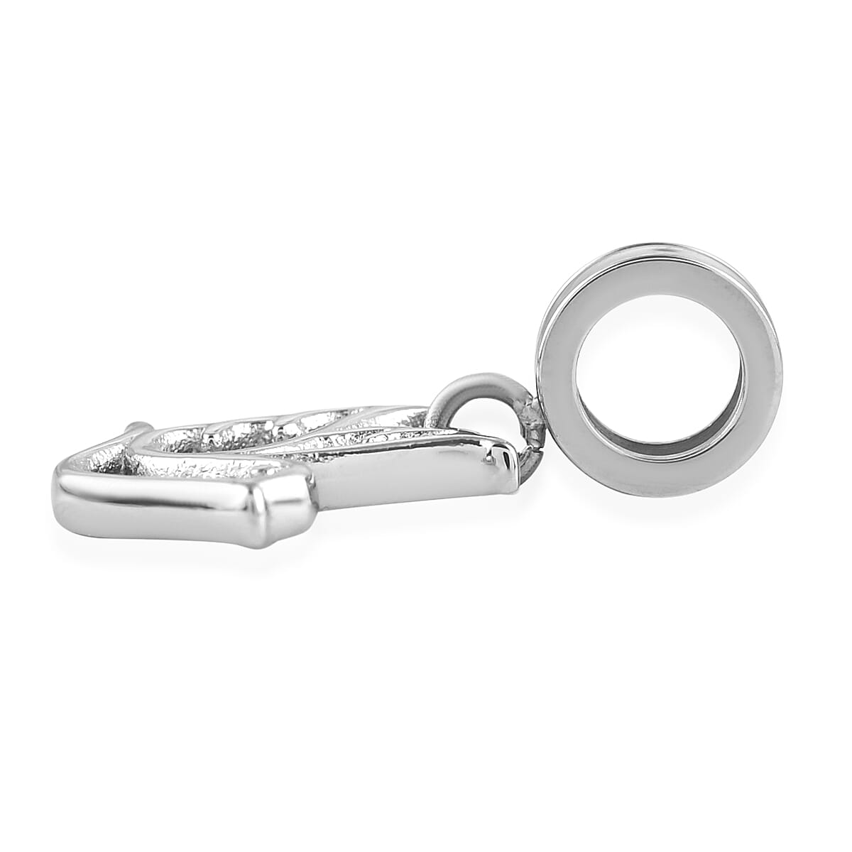 HALLMARK Dove Silhouette Charm in Stainless Steel image number 2