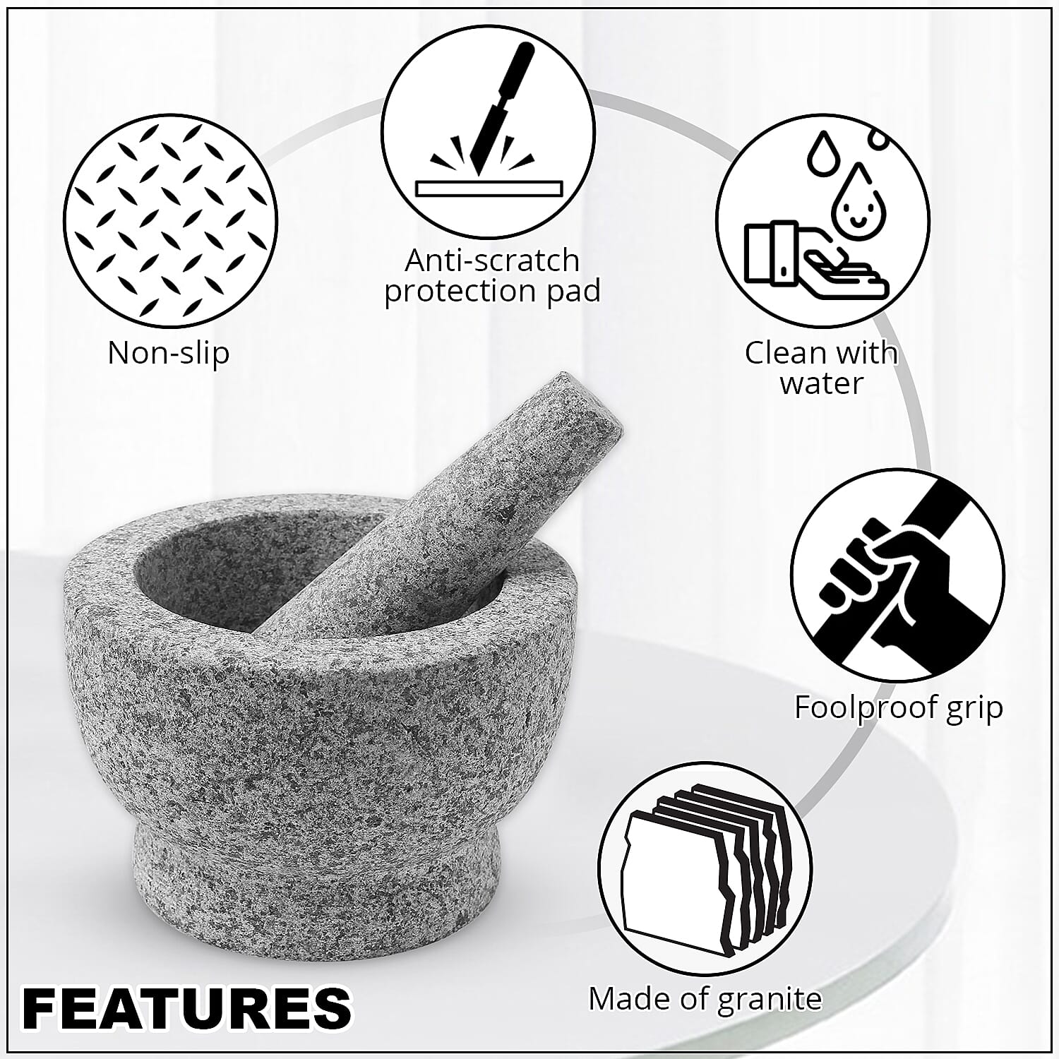 ChefSofi-Mortar and Pestle