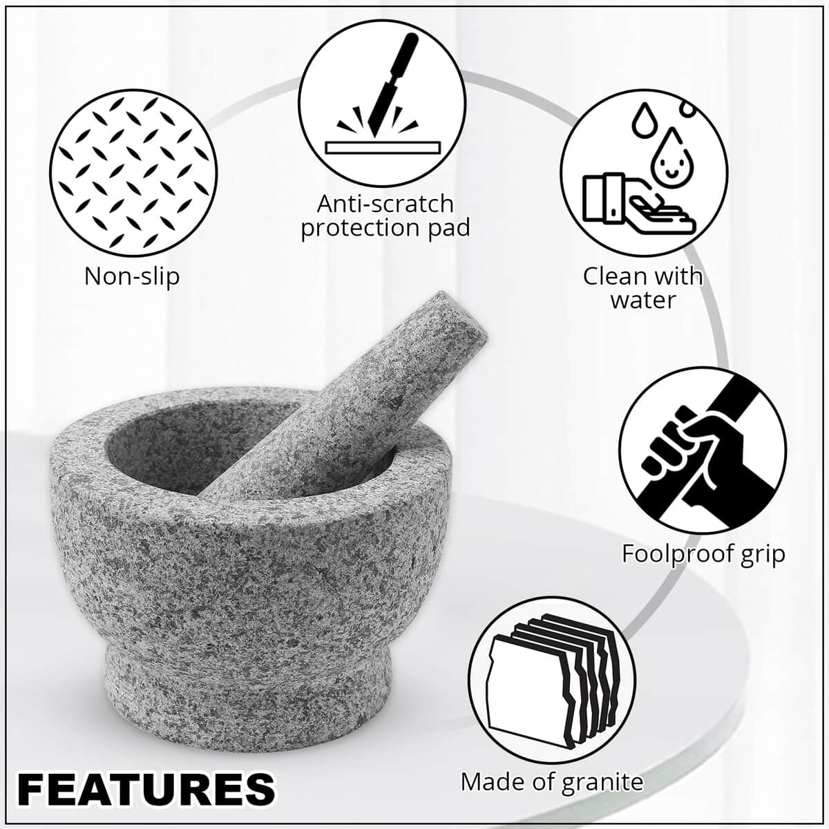 ChefSofi-Mortar and Pestle image number 2