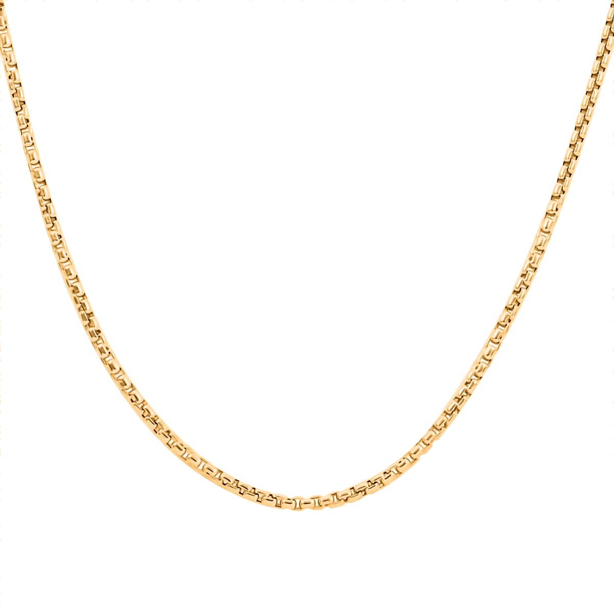 14K Yellow Gold 1.8mm Box Chain Necklace 20 Inches 3.80 Grams image number 0