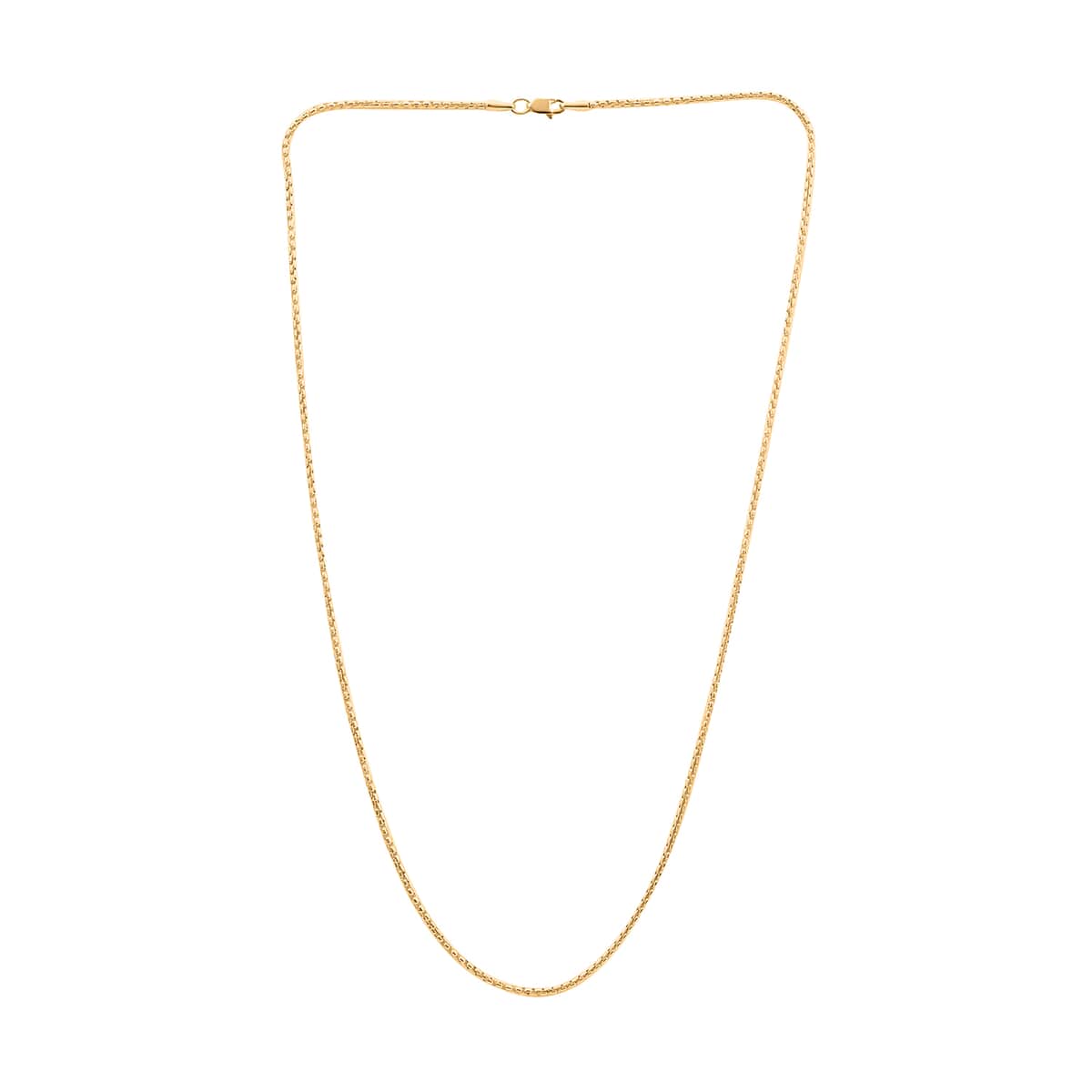 14K Yellow Gold 1.8mm Box Chain Necklace 20 Inches 3.80 Grams image number 2