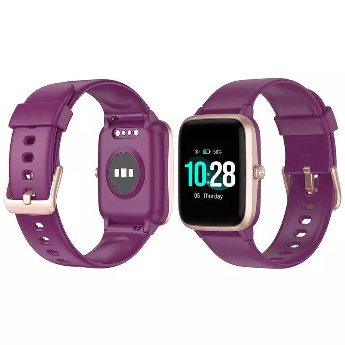 Gift Set LetsFit- Smartwatch (Purple) image number 2