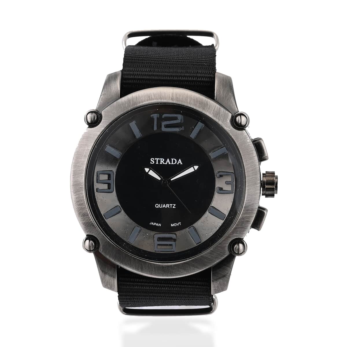 Strada Japanese Movement Watch with Black Nylon Strap image number 0
