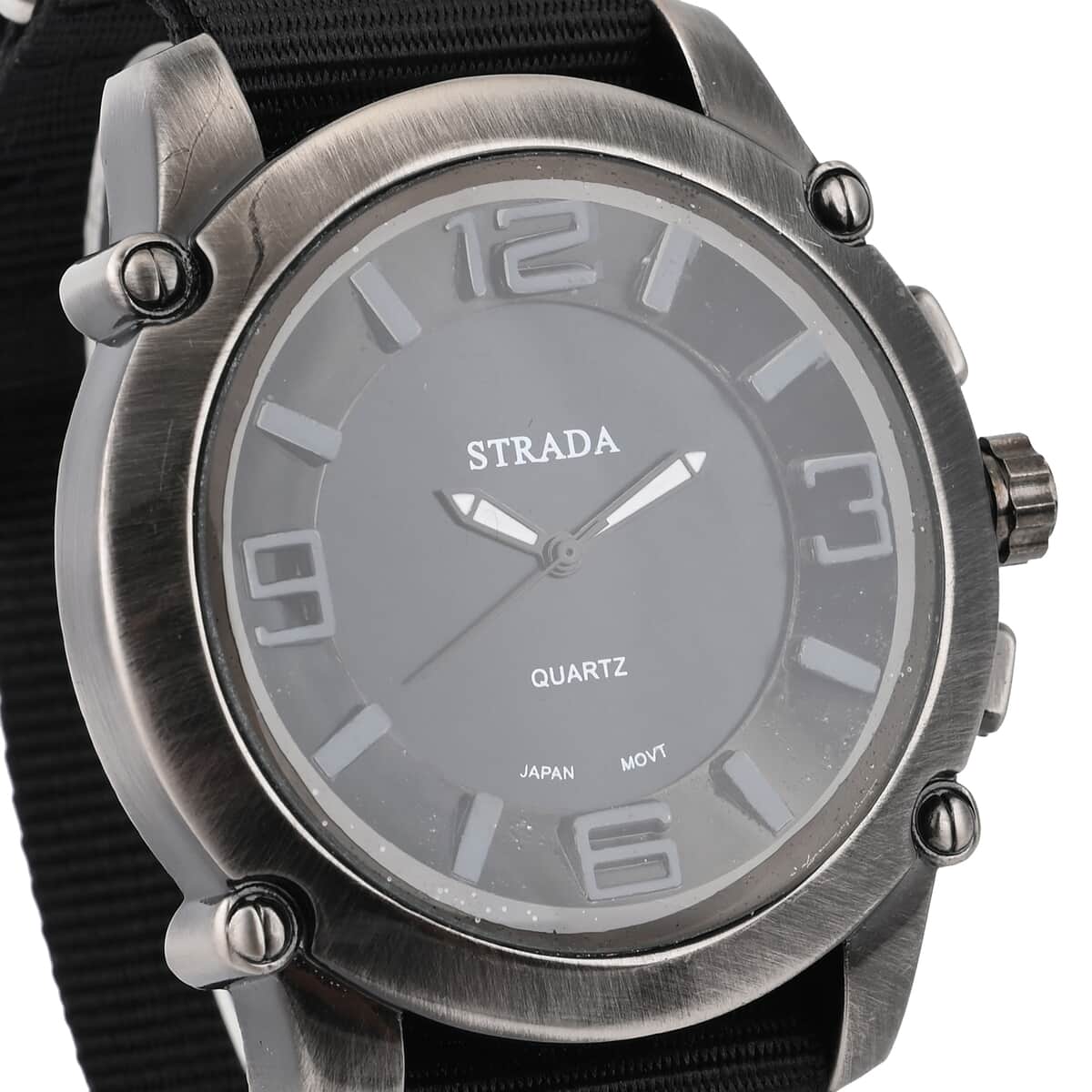 Strada Japanese Movement Watch with Black Nylon Strap image number 2