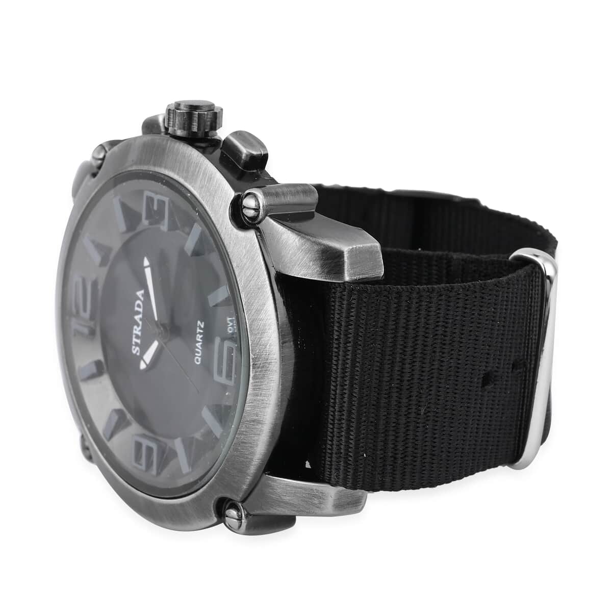 Strada Japanese Movement Watch with Black Nylon Strap image number 3