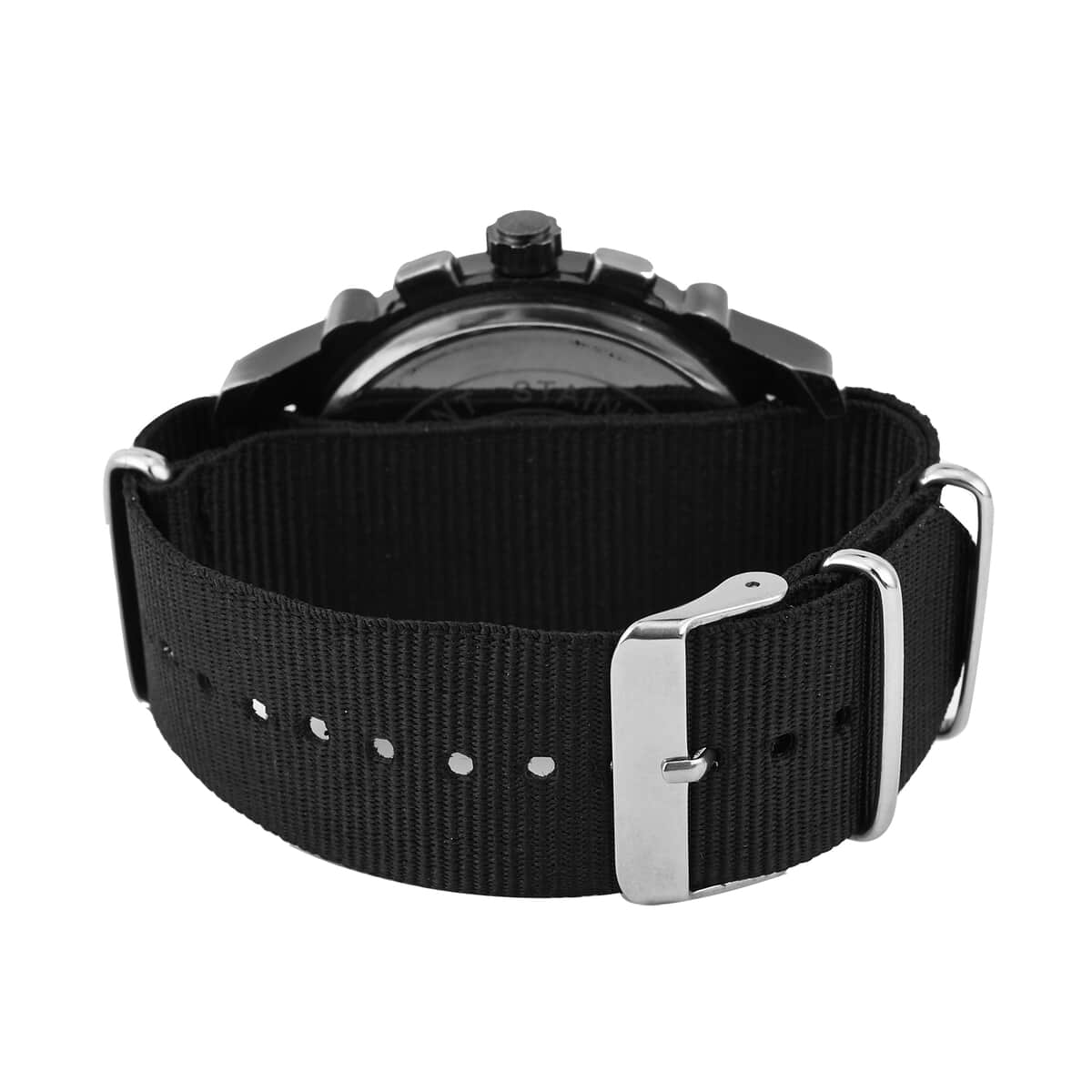 Strada Japanese Movement Watch with Black Nylon Strap image number 4