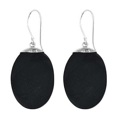 Abalone Shell Earrings in Sterling Silver